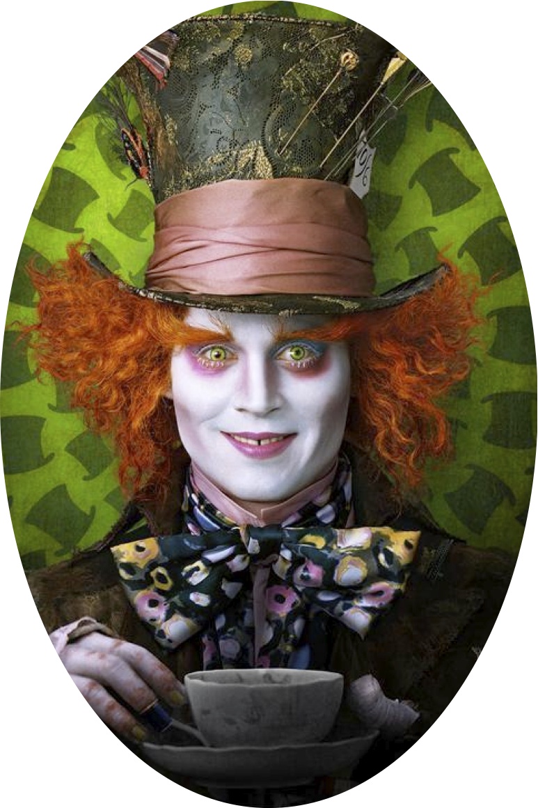 Image result for Image of the mad Hatter